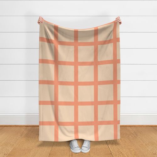 Retro Holiday Grid (12") - cream, orange (ST2021RHG)