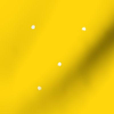Small White Polka Dots On Bright Yellow Background Modern Minimalistic Wallpaper