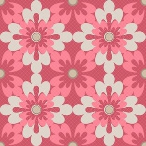  pink and red floral ornament