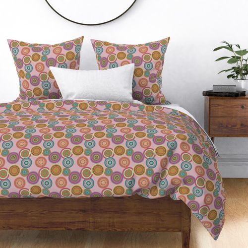 Summer Abstraction - colorful boho circled design for bedding, nursery, toddler