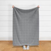 (small) simple wobbly hand drawn grid ultimate gray white