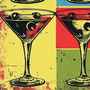Martini pop art
