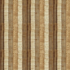 Natural Wood Linen Look Brown Striped Design Pattern