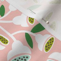 Floret - Spring Botanical Floral Pink White Regular