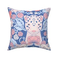 Jumbo Lovers Jungle Floral (Pink and Blue)(24")