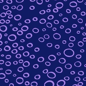 Bubbles - Purple and Blue
