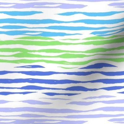 Ocean waves aqua
