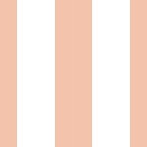 Monogram Collection Pink and White Stripes
