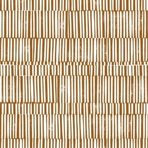 Stamped Stripes Terracotta