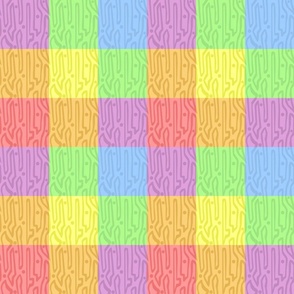 Checkered rainbow