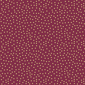 Maroon Polka Dots