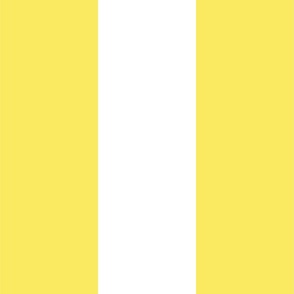  6 “ Stripes in Yellow and White (Lemon Yellow) 