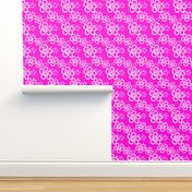 Purple Hawaiian Flowers Pattern