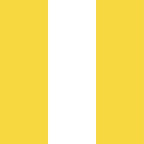  6 “ Stripes in Yellow and White (Banana Yellow) 