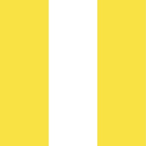  6 “ Stripes in Yellow and White (Rainbow Yellow) 
