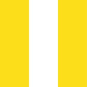  6 “ Stripes in Yellow and White (Bold Yellow) 