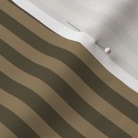 Elegant vertical striped pattern in alternating dark brown and gold.