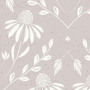 L-WITH YOU SHE BLOOMS-SWEET EMBRACE-colour of the year 2024-daisy, damask, flock, wallpaper, floral, botanical, hand painted, textured and tonal