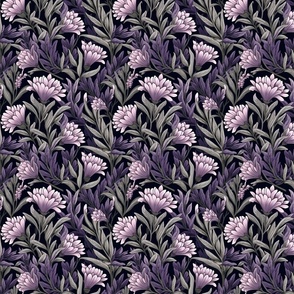 French Lavender Flowers | William Morris Inspired collection