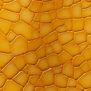 Bright Citrine Yellow Mosaic Pattern 7