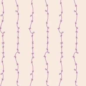 barbed wire violet magenta