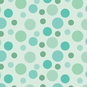 blue and green dots L