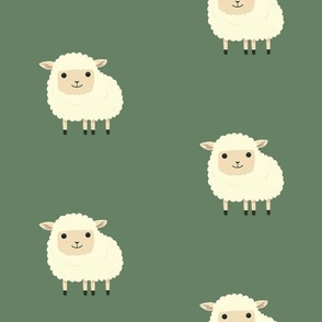 Cheerful Meadow Lamb