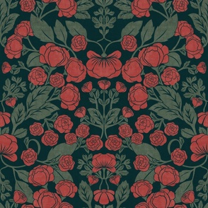 Jumbo Romantic Roses (Red) (24")