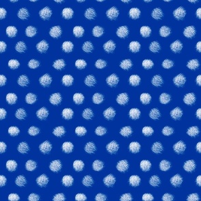  White Dots on Blue Patriotic USA 4th July Independence Day