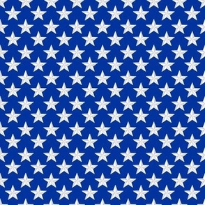 White stars on Blue Patriotic USA 4th July Independence Day