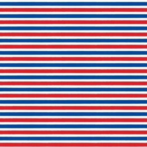 Blue Red Stripes Patriotic USA 4th July Independence Day