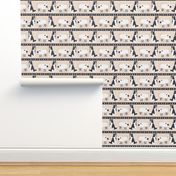 Primitive Border Collie and sheep border - Large width