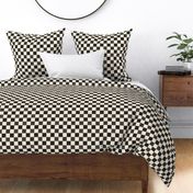 Black and Cream Checkers, Checkers, Checkerboard Pattern, Retro Check, Checkered