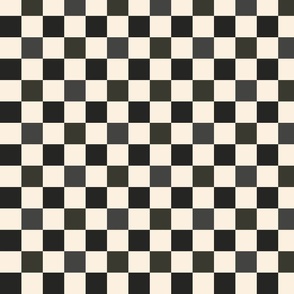 Black and Cream Checkers, Checkers, Checkerboard Pattern, Retro Check, Checkered