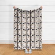 Primitive Border Collie and sheep border - Large length