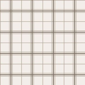 Natural brown modern checkered patterns