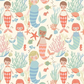 CLAWFULLY BUSY MERMAIDS - 12 IN