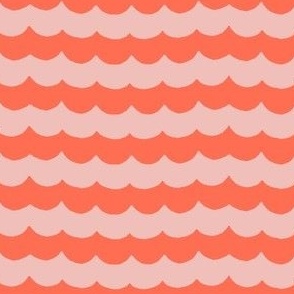SIMPLE WAVES - RED PINK