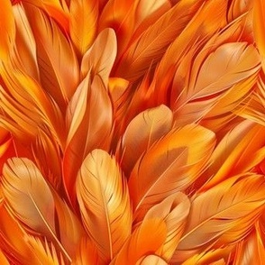 orange-feathers