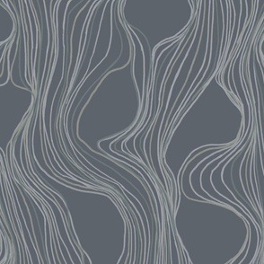Organic lines -grey
