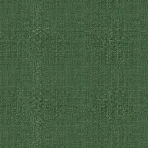 Faux Burlap hessian woven solid in Dark artichoke green