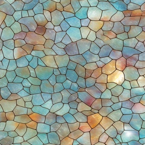 Light Opal Stone Mosaic Pattern 5