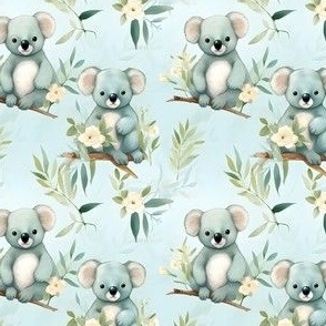 Koalas & Flowers - small 