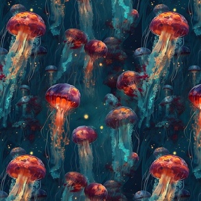 Floating Jellyfish - large 