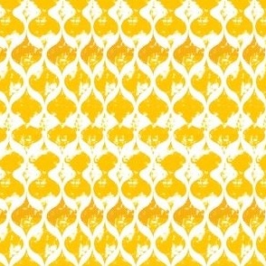 Yellow Paint Pattern on White - small 