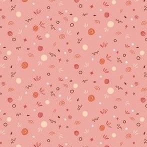 Juicy Fruit Abstract Ditsy in Pink