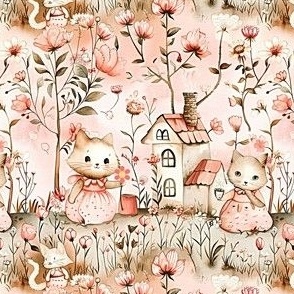 Pink Kitten Village