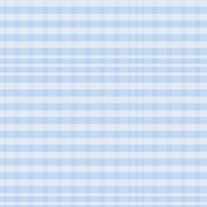 Sweet Cottage-core Checkerboard Prairie Pastel Irregular Gingham Checks Coordinate for Quilting and Home Decor : Baby Blue 