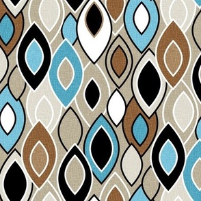 CUSTOM DESIGN FOR DENISE // Wallpaper Sample of Possible Tile Coordinating Colors