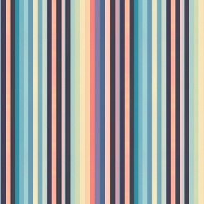 Pastel Panorama: Colorful Vertical Stripes in Soft Tones